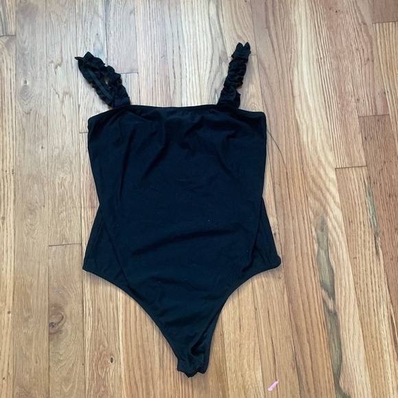 Blue Blush Black Body Suit Size Small - Picture 1 of 7